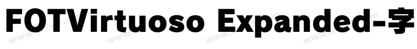 FOTVirtuoso Expanded字体转换